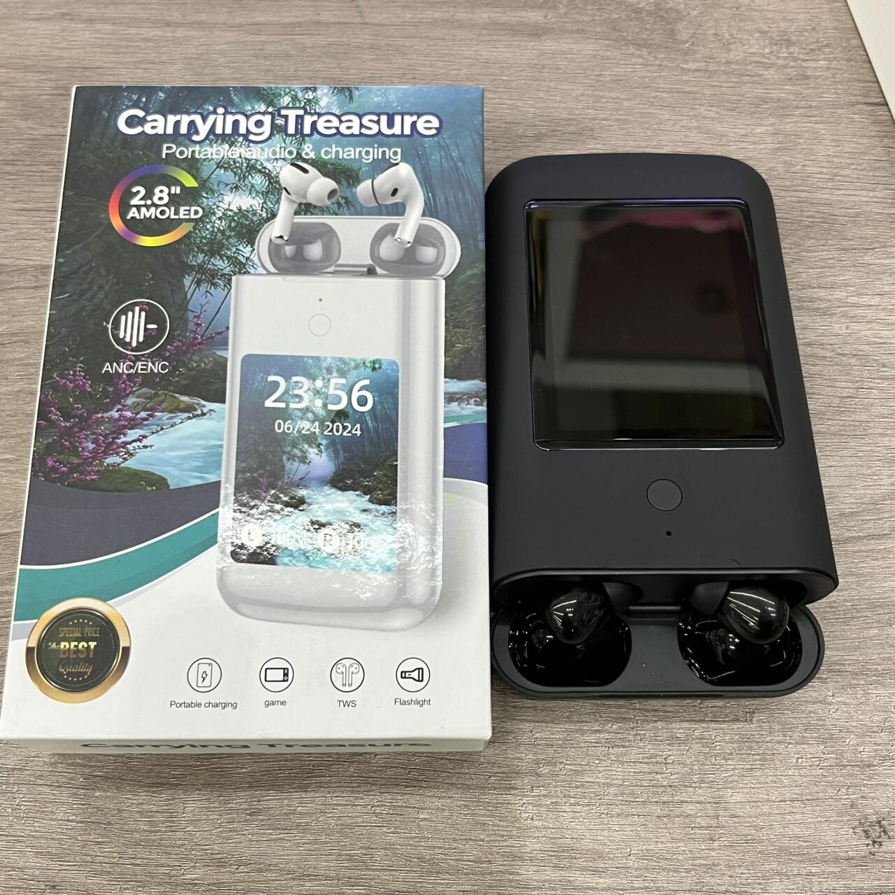 Powerbank con Auriculares-SonicVault