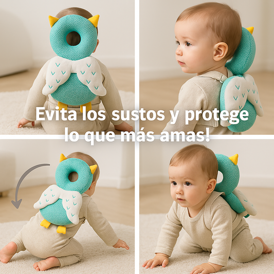 ¡Almohada anti golpes para bebes- Bubblie+🎁 REGALO Sorpresa!