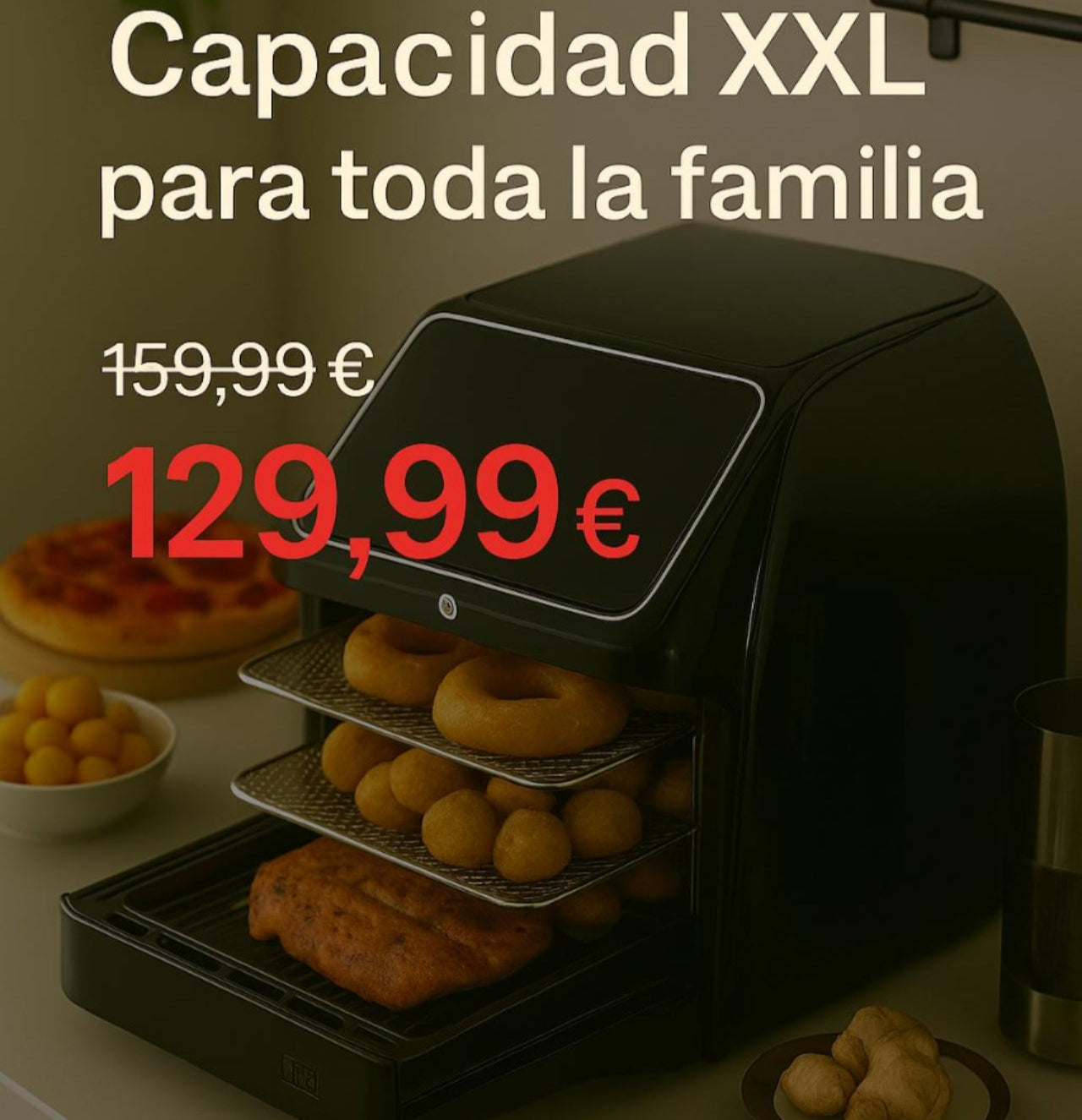 Freidora de Aire - InnoFry Pro Max 12000-12L