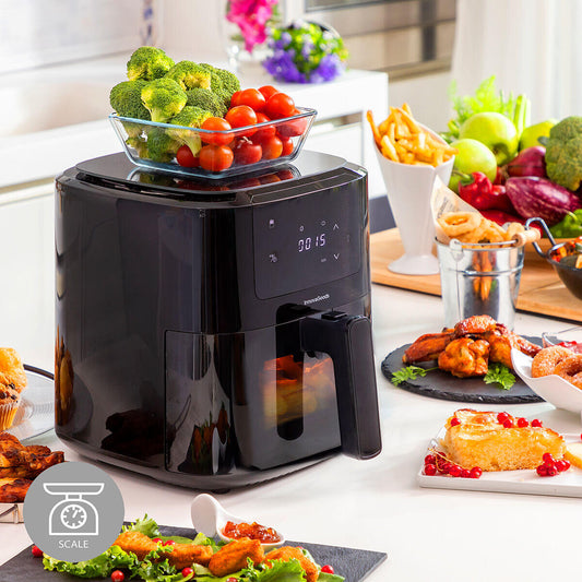 Freidora de Aire con Báscula AirChef Pro Fryinn Balance 5000 Negro 1500 W 5 L Acero Inoxidable