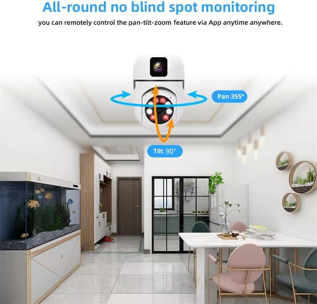 ¡Cámara Inteligente para Interiores 1080P – Seguridad y Monitoreo en Tiempo Real + REGALO Tarjeta SD 16G!🎁